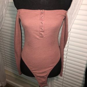 Button down body suit